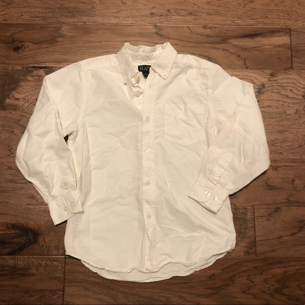 White button down shirt 10/12